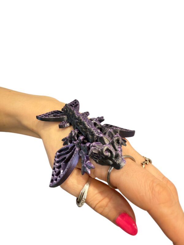 Butterfly Dragon, motyli smok ze skrzydłami, przegubowy Smok Brelok