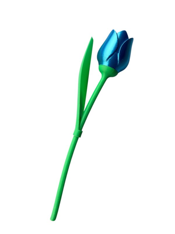Tulipan 3D – nowoczesny, realistyczny, sztuczny kwiat - obrazek 5