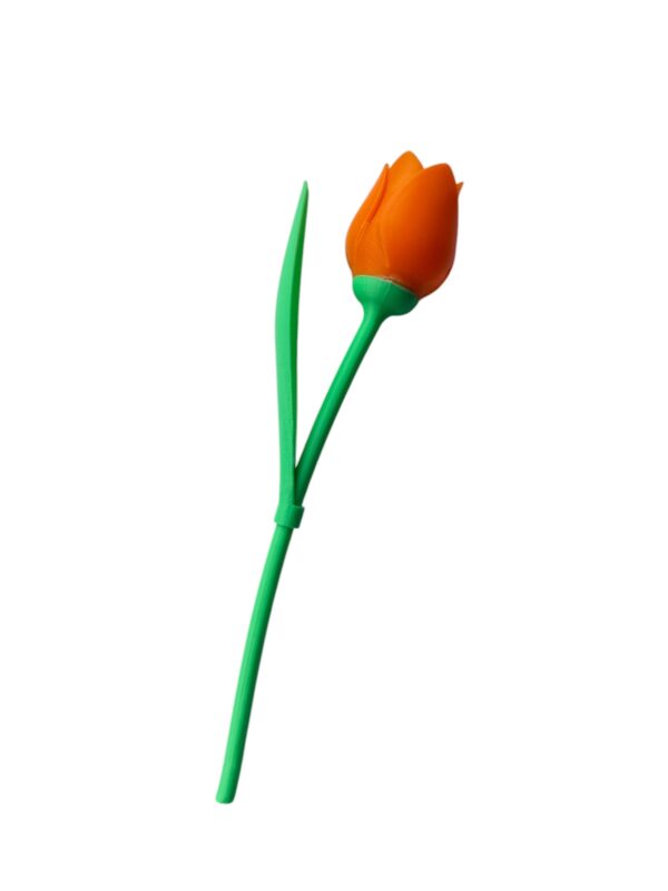 Tulipan 3D – nowoczesny, realistyczny, sztuczny kwiat - obrazek 4