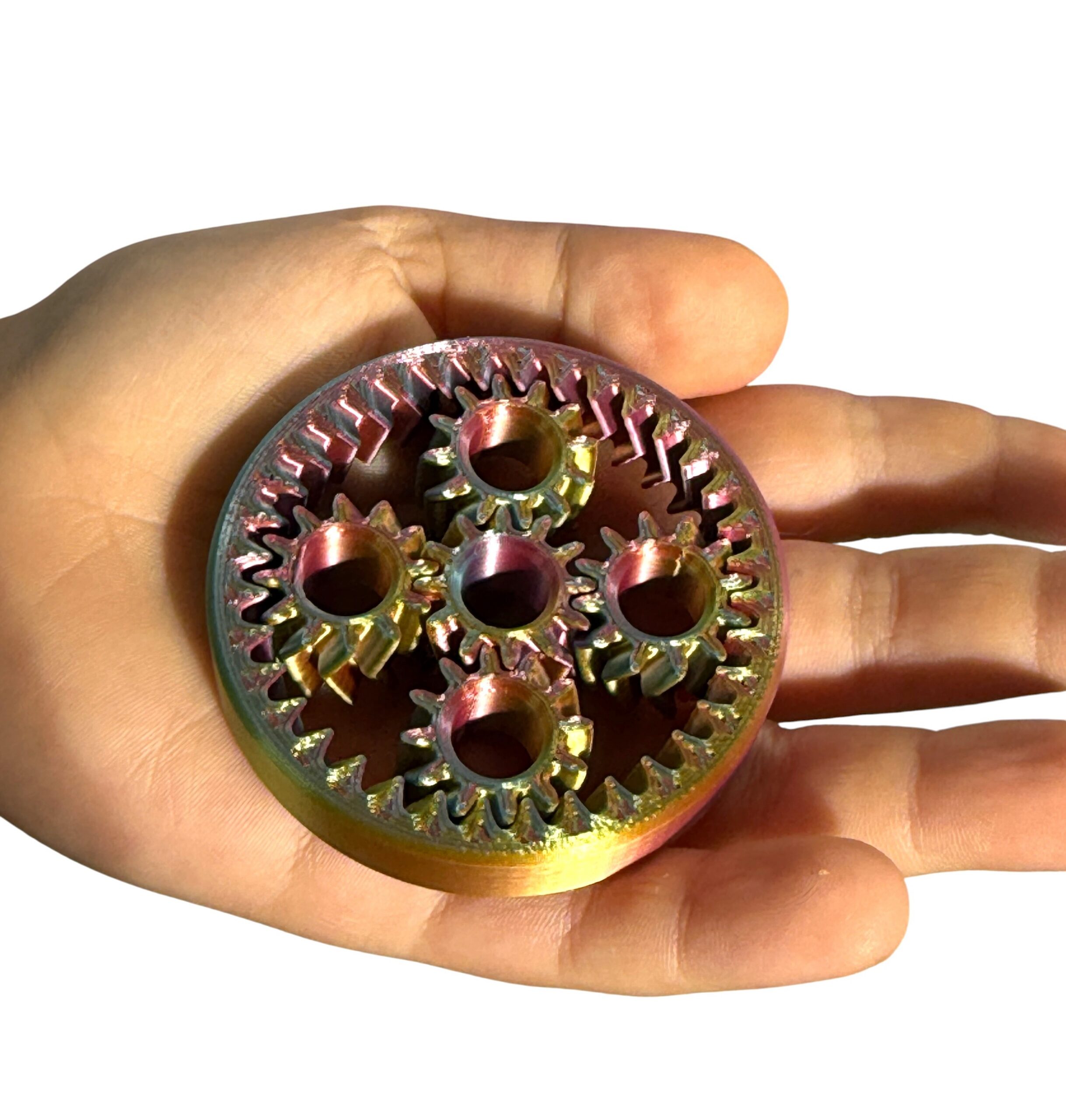 Fidget Gear Spinner 2 - Unikalna zabawka antystresowa, gadżet - obrazek 8