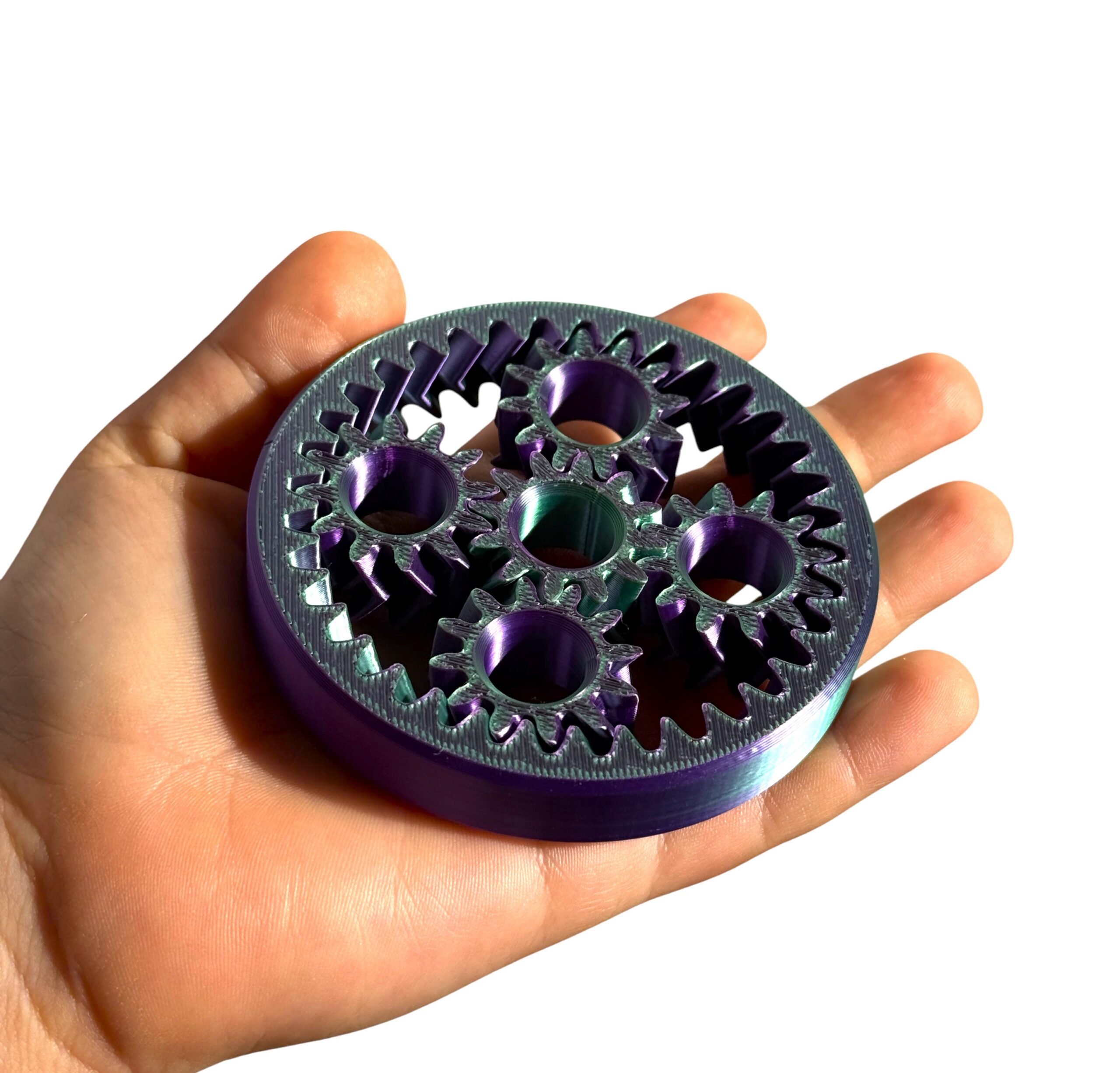 Fidget Gear Spinner 8 – Unikalna zabawka antystresowa, gadżet - obrazek 3