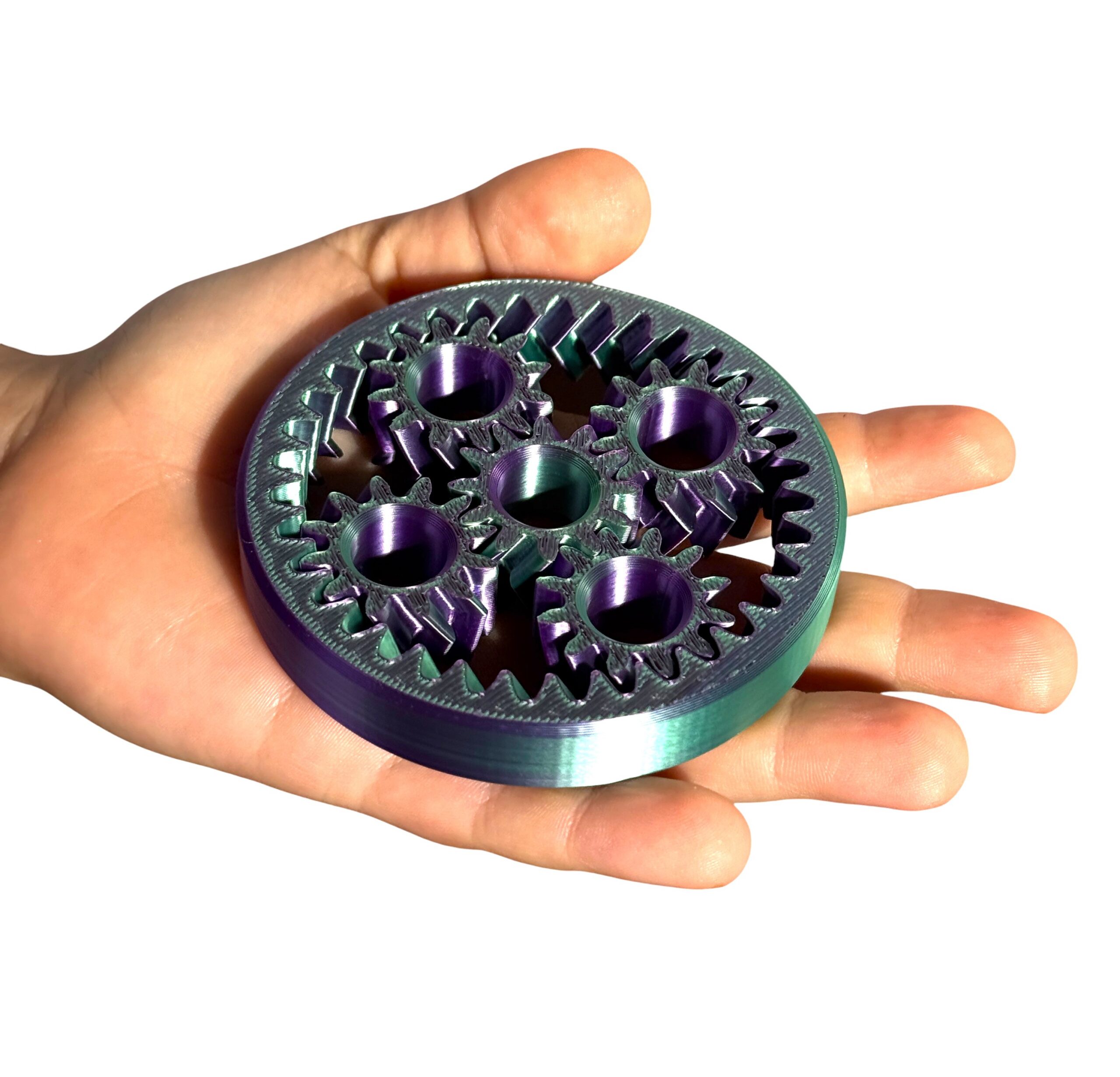 Fidget Gear Spinner 8 – Unikalna zabawka antystresowa, gadżet - obrazek 9