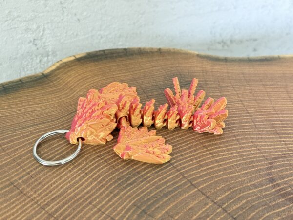 Latający smok, dragon, przegubowy Smok Brelok – Druk 3D, prezent - obrazek 3