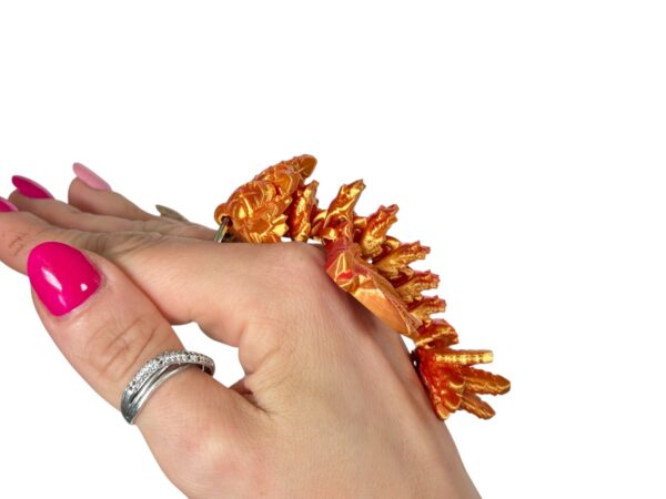 Latający smok, dragon, przegubowy Smok Brelok – Druk 3D, prezent - obrazek 4