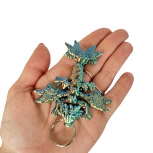 Smok oceaniczny, dragon, przegubowy Smok Brelok – Druk 3D, prezent