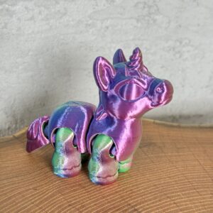 Jednorożec 3D ruchomy, magiczna figurka, zabawka, prezent