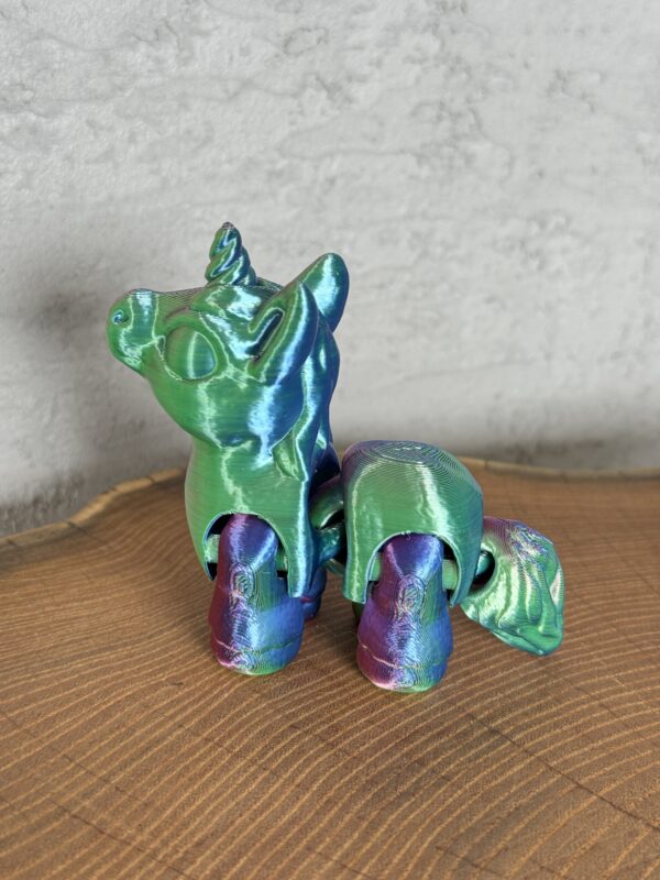 Jednorożec 3D ruchomy, magiczna figurka, zabawka, prezent - obrazek 9