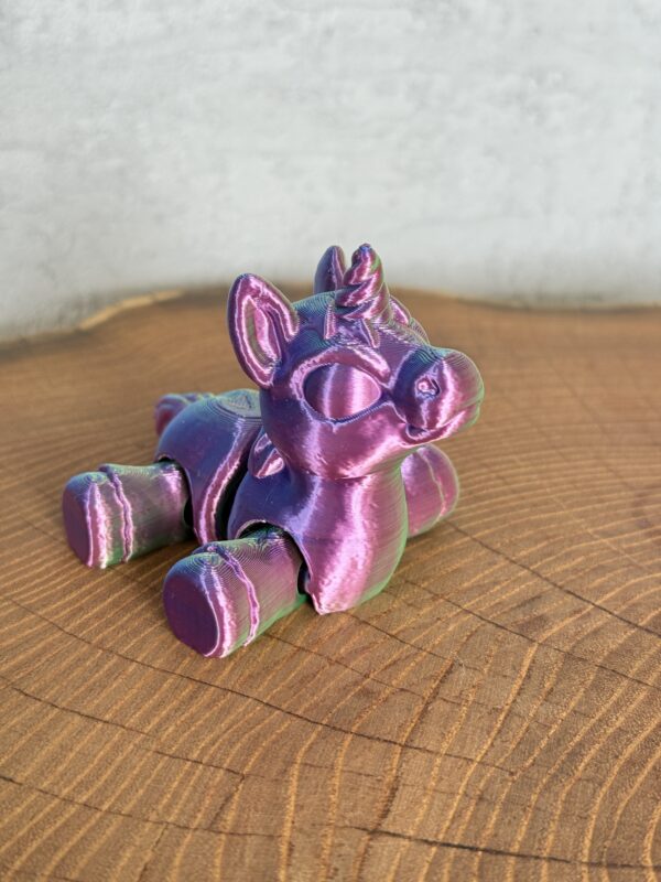 Jednorożec 3D ruchomy, magiczna figurka, zabawka, prezent - obrazek 5
