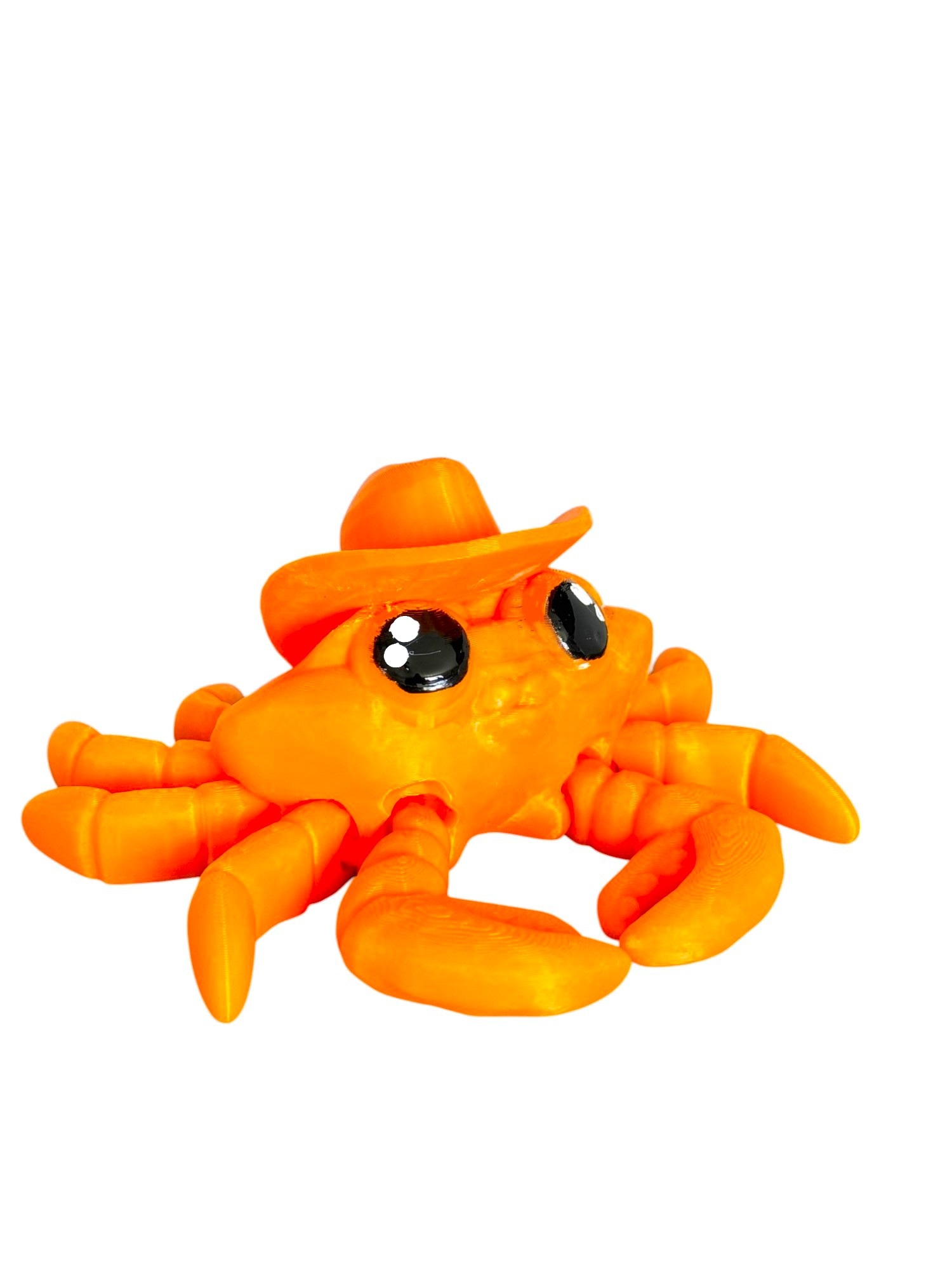 Krab Kowboj – unikalna figurka z ruchomymi odnóżami, prezent, ręczne malowanie - obrazek 2