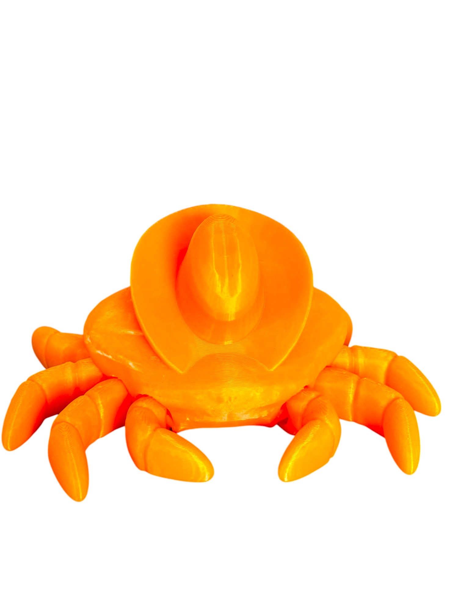 Krab Kowboj – unikalna figurka z ruchomymi odnóżami, prezent, ręczne malowanie - obrazek 4