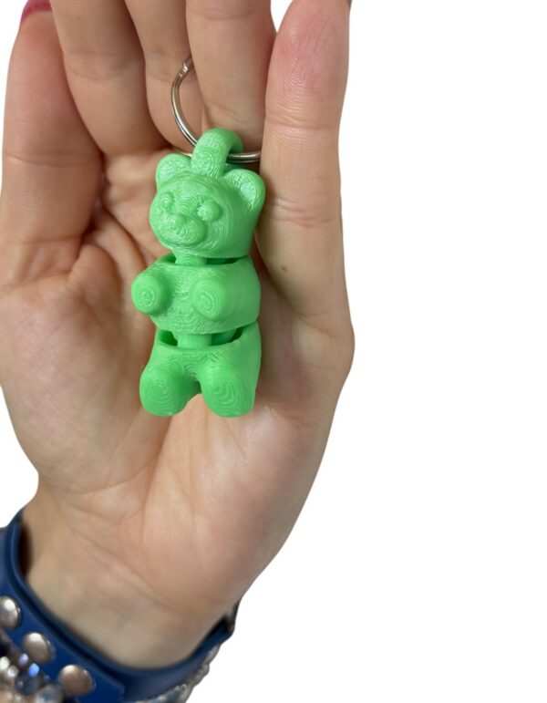 Brelok przegubowy żelkowy miś 3D –  gadżet, prezent - obrazek 7