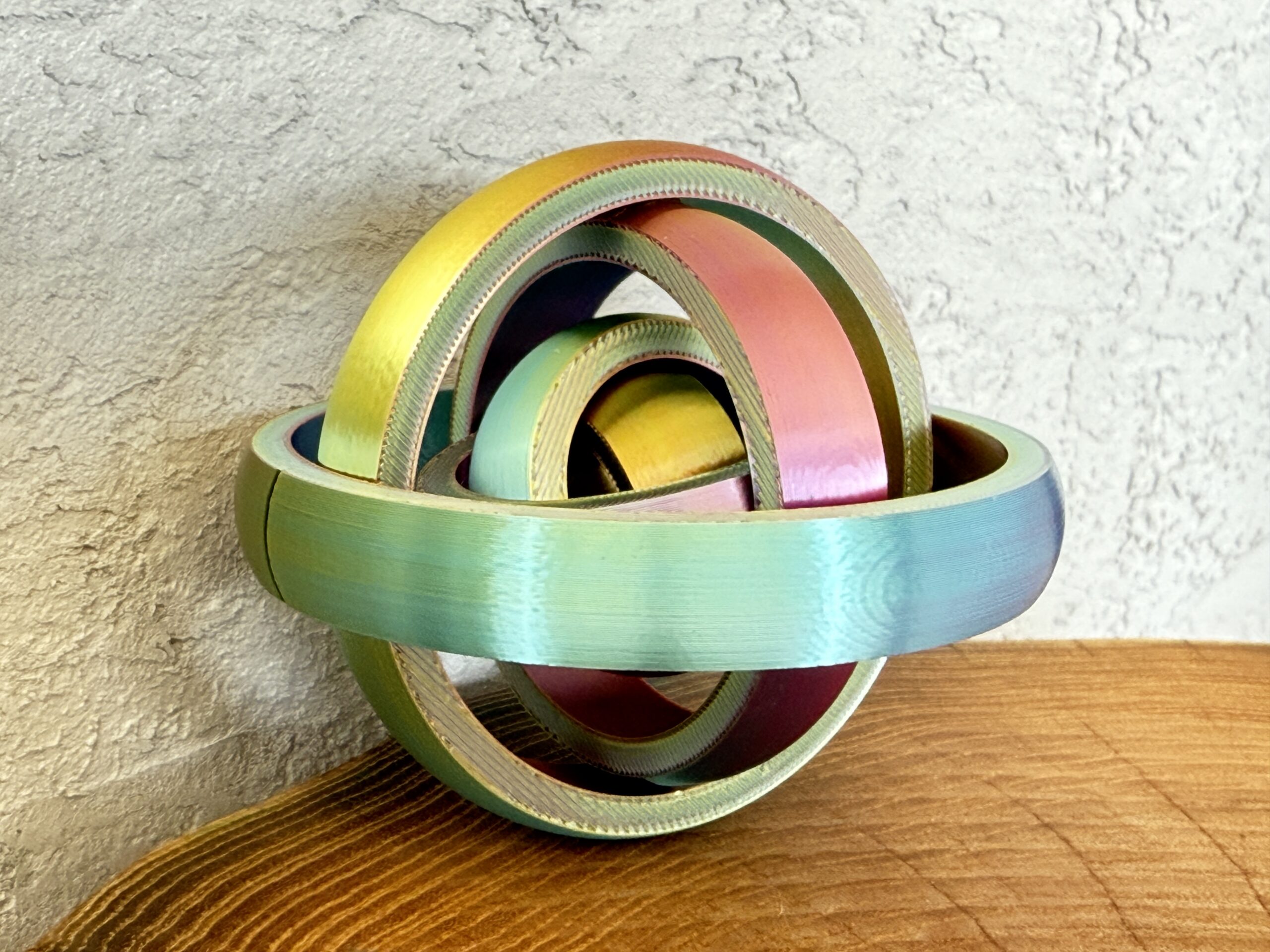 Żyroskop zabawka, Fidget Toy 90 mm, unikalna zabawka antystresowa, gadżet - obrazek 6