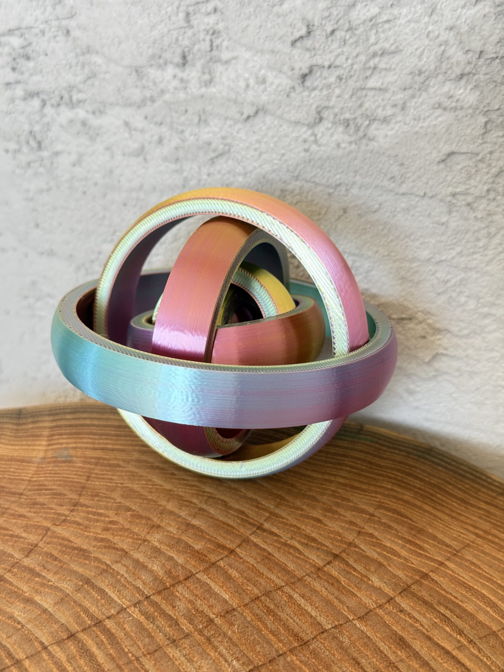 Żyroskop zabawka, Fidget Toy 90 mm, unikalna zabawka antystresowa, gadżet - obrazek 7