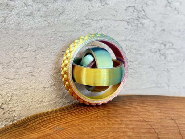 Żyroskop zabawka, Fidget Toy 60 mm, zabawka antystresowa, gadżet - obrazek 4