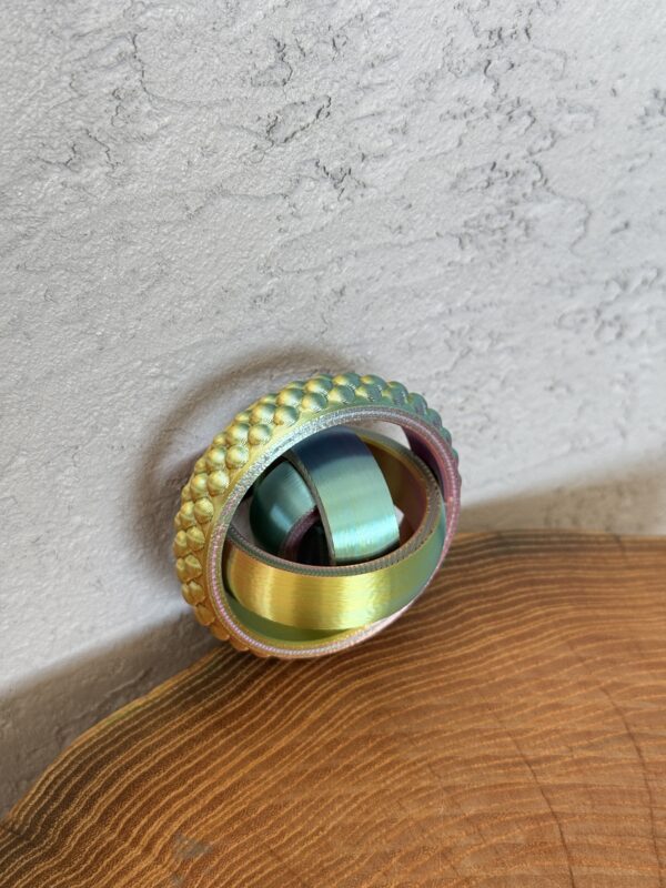 Żyroskop zabawka, Fidget Toy 60 mm, zabawka antystresowa, gadżet - obrazek 3