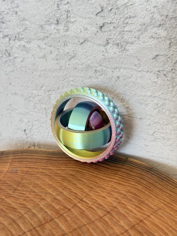 Żyroskop zabawka, Fidget Toy 60 mm, zabawka antystresowa, gadżet - obrazek 2