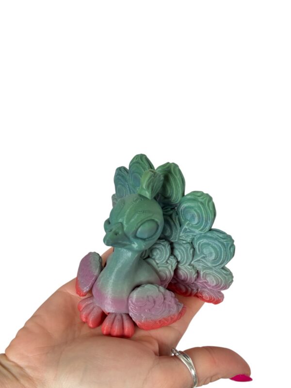 Przegubowy Paw, ruchoma figura kolekcjonerska, prezent - obrazek 7