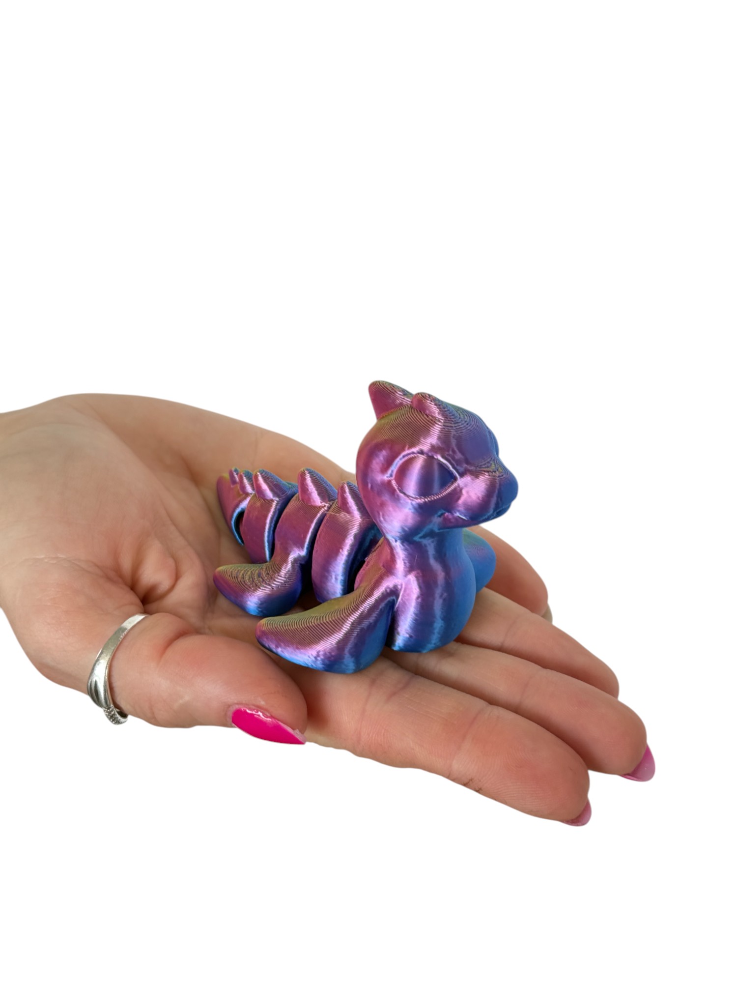 Przegubowy Potworek z Loch Ness, magiczny zabawka-gadżet do kolekcji, prezent - obrazek 5