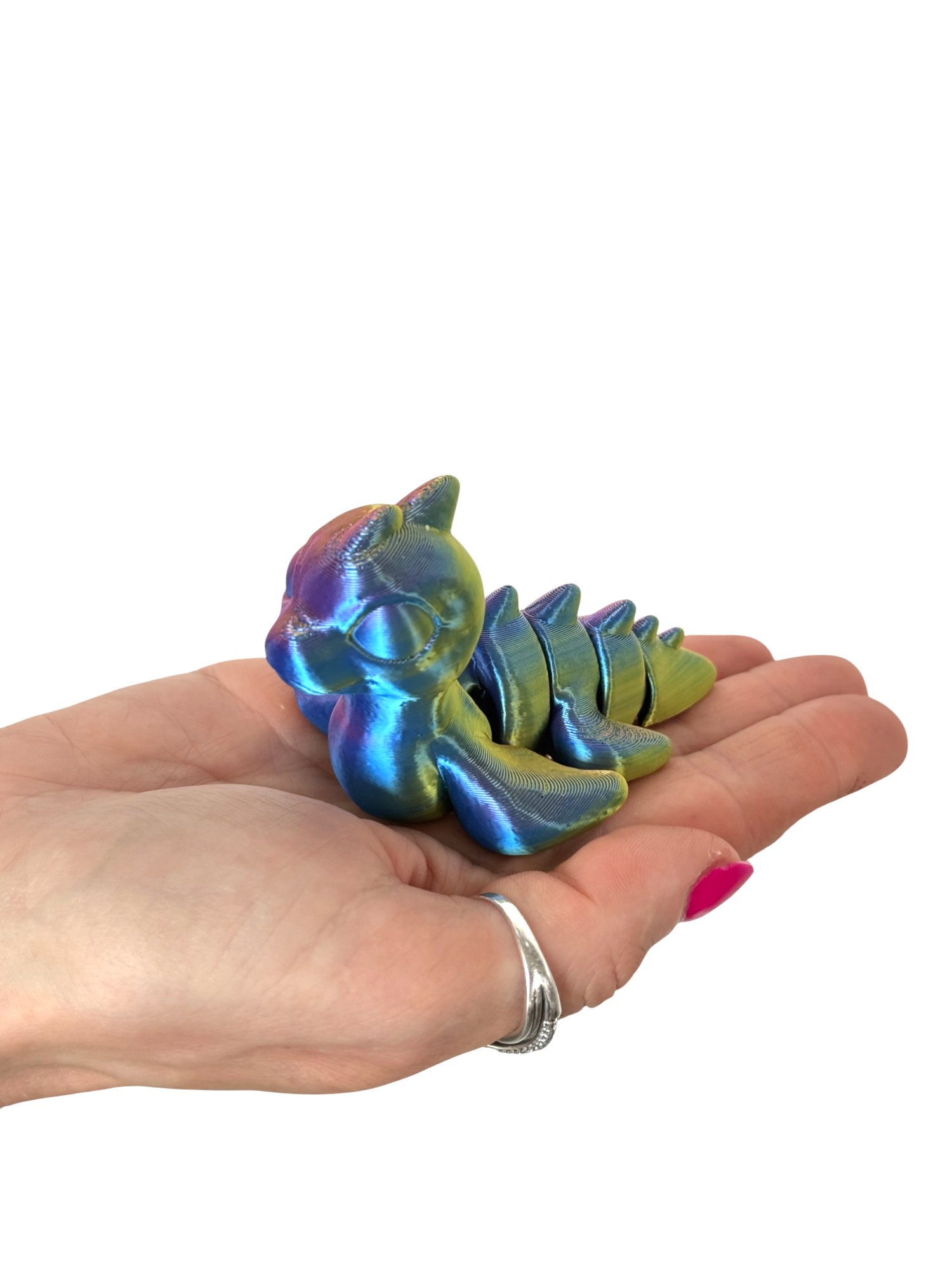 Przegubowy Potworek z Loch Ness, magiczny zabawka-gadżet do kolekcji, prezent - obrazek 6