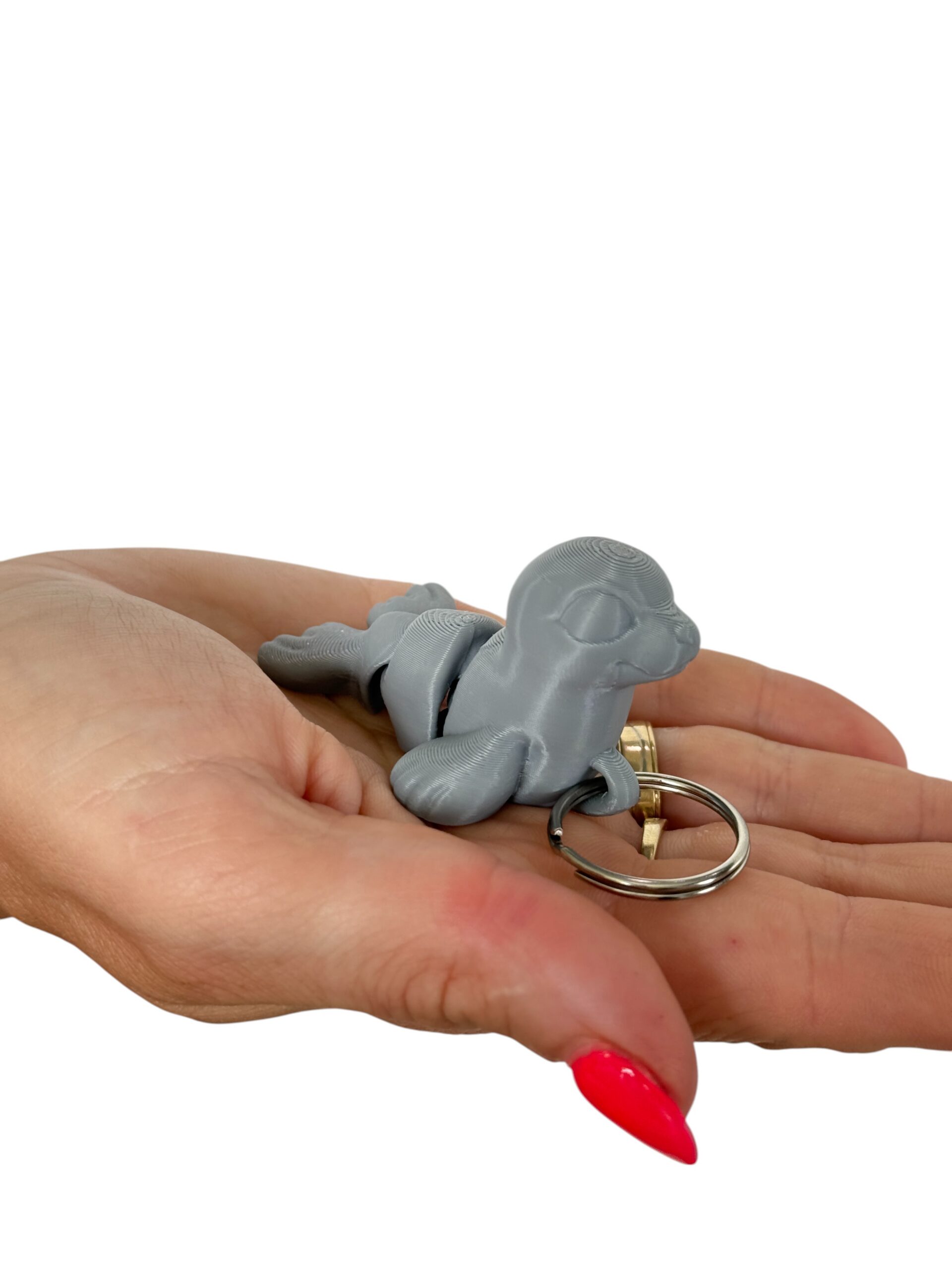 Brelok przegubowa Foka 3D– wyjątkowa ozdoba Twoich kluczy, prezent