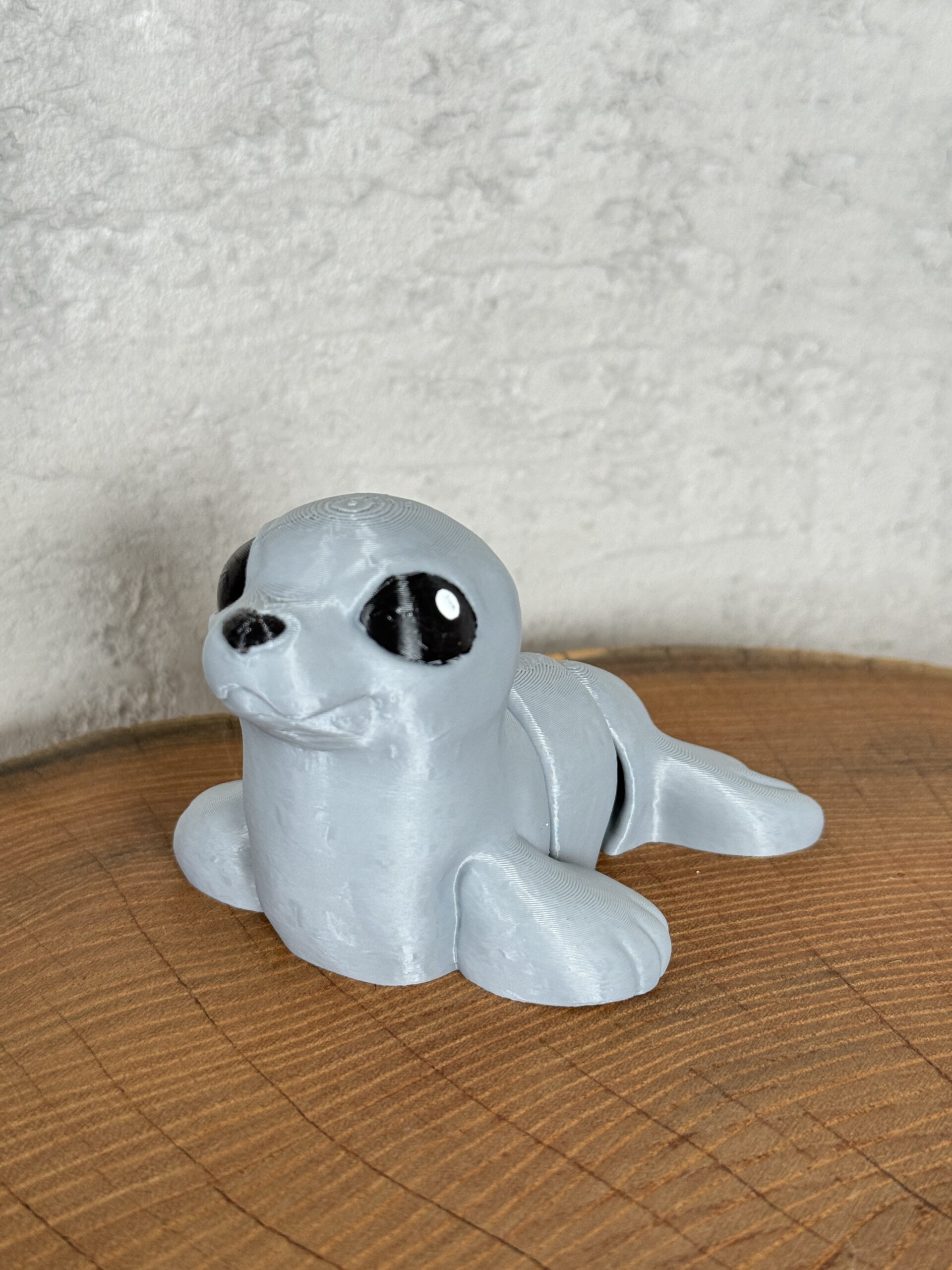 Foka 3D – unikalna ruchoma figurka, prezent, ręczne malowanie - obrazek 5