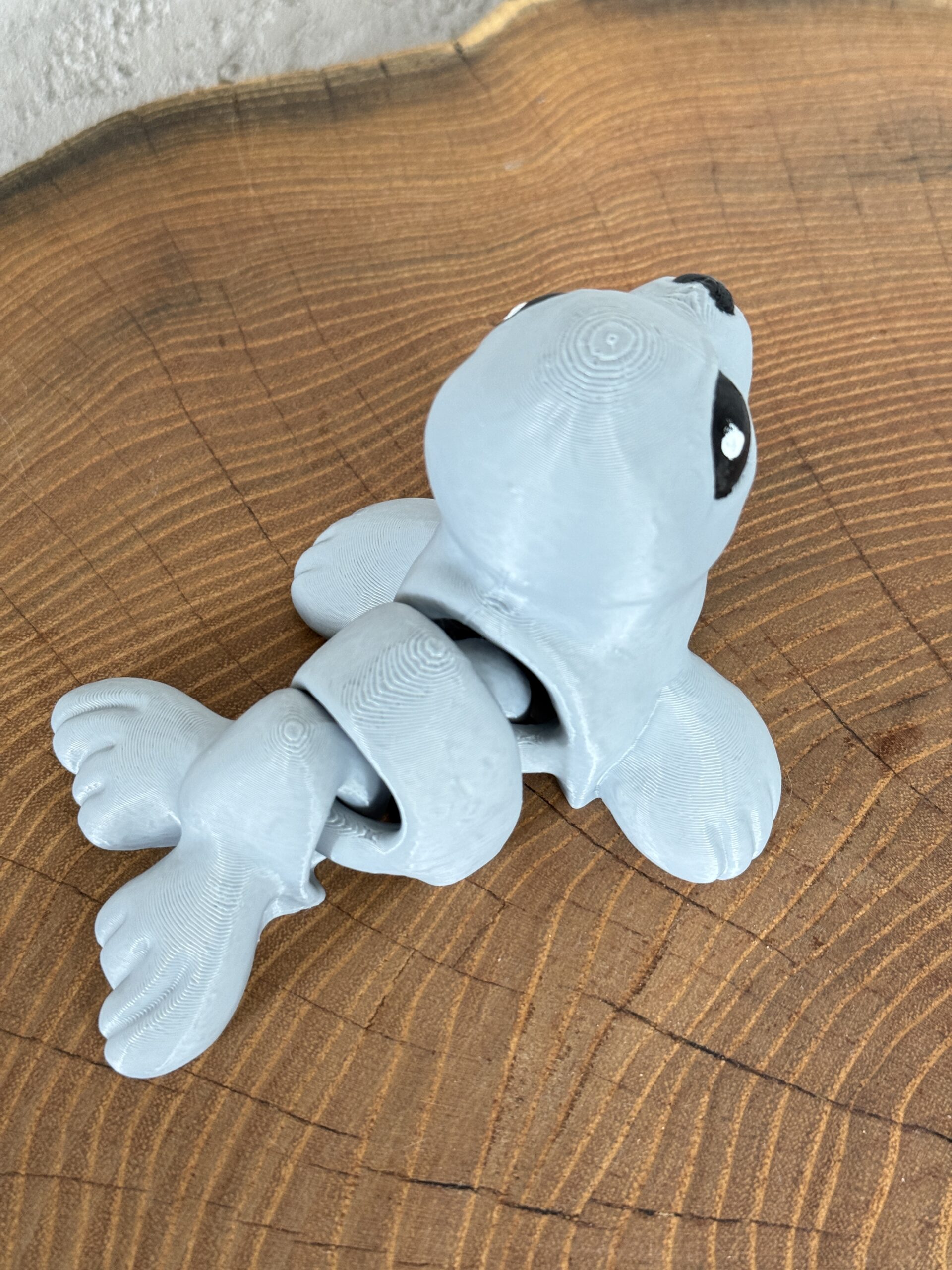 Foka 3D – unikalna ruchoma figurka, prezent, ręczne malowanie - obrazek 7