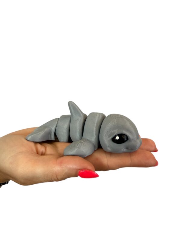 Delfin 3D – unikalna ruchoma figurka, prezent, ręczne malowanie - obrazek 2