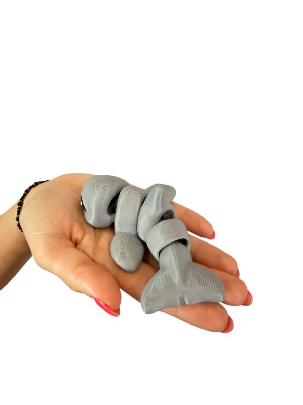 Delfin 3D – unikalna ruchoma figurka, prezent, ręczne malowanie - obrazek 4