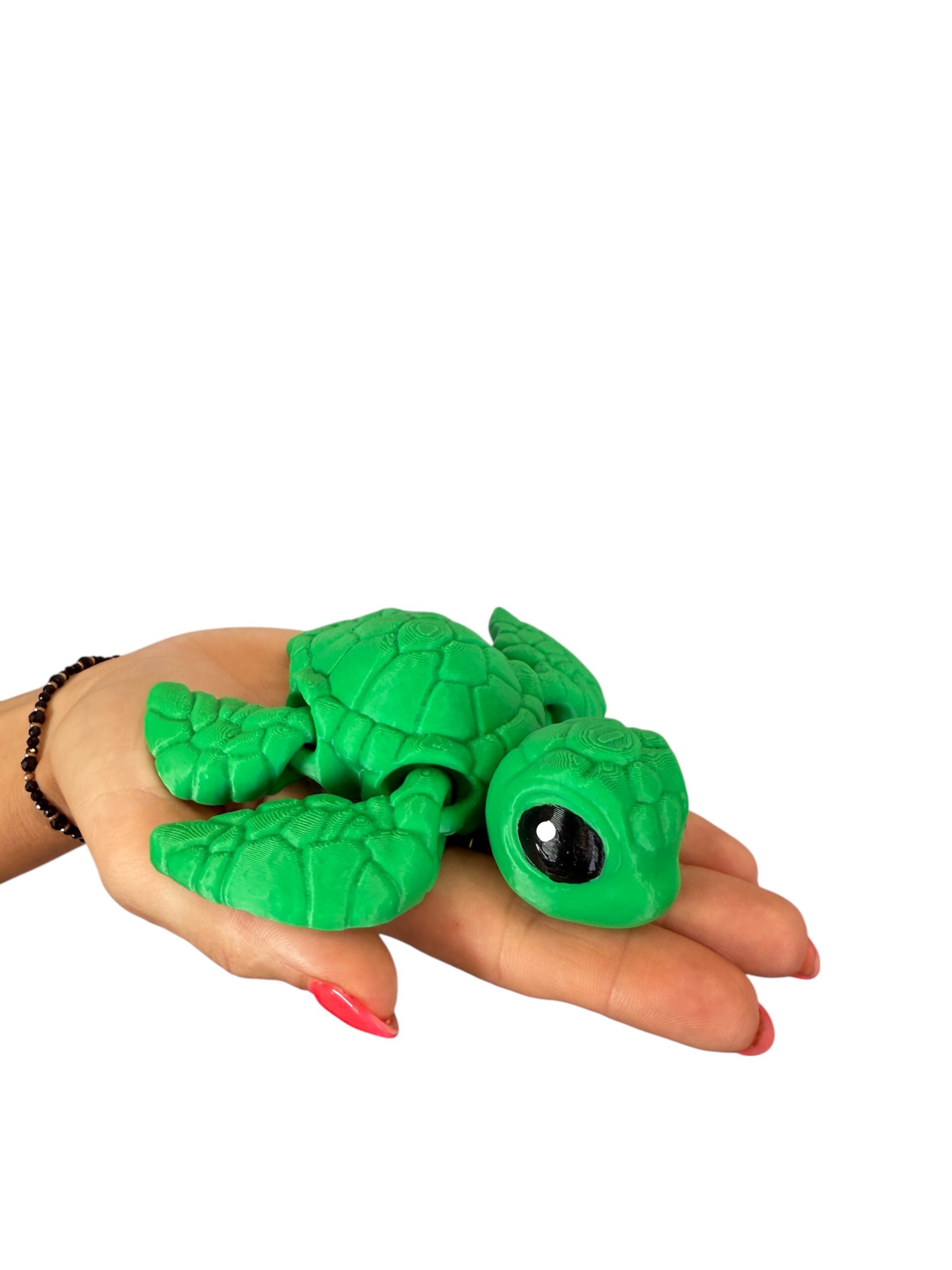 Żółw morski 3D – unikalna ruchoma figurka, prezent, ręczne malowanie