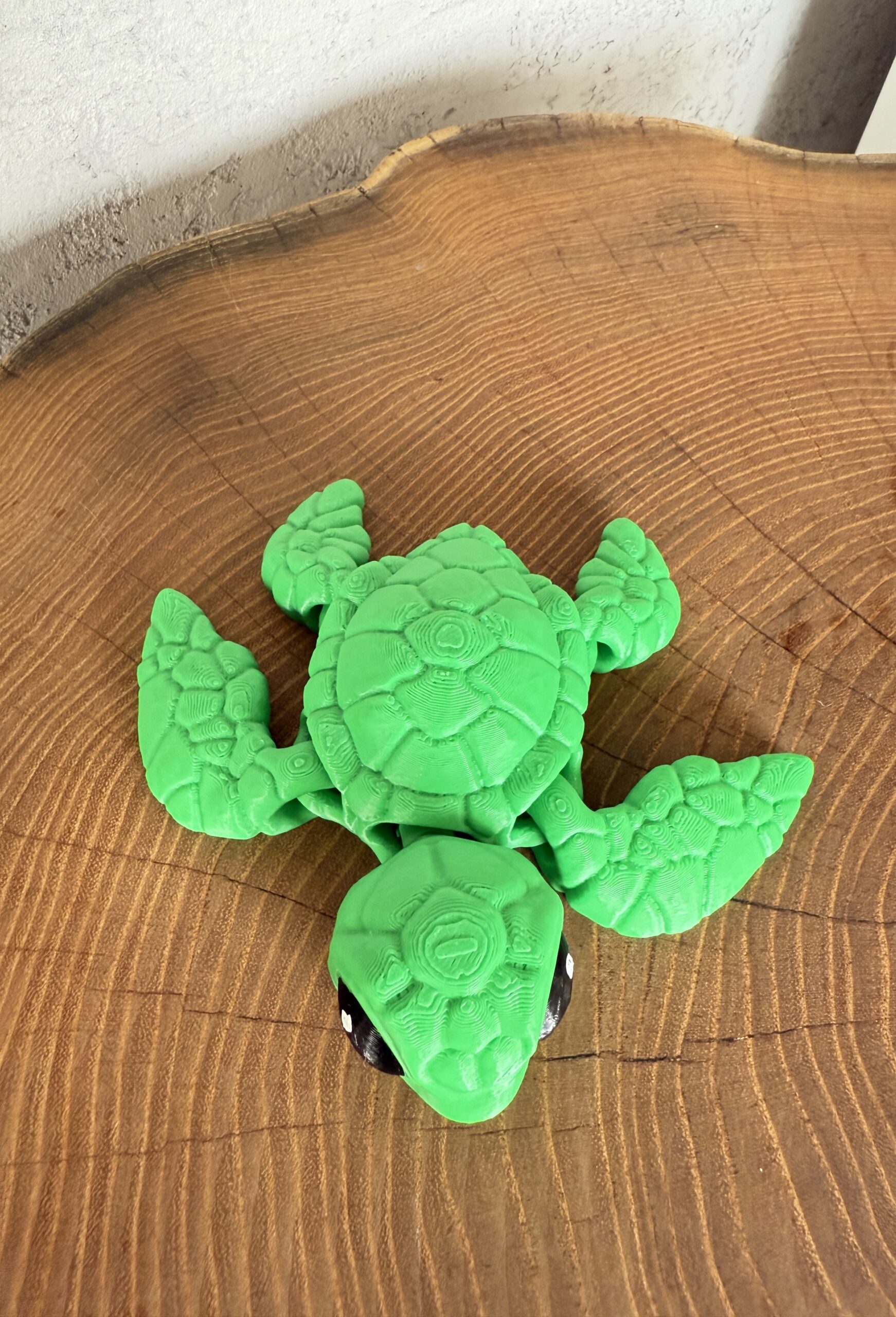 Żółw morski 3D – unikalna ruchoma figurka, prezent, ręczne malowanie - obrazek 9