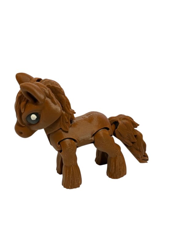 Konik 3D – unikalna ruchoma figurka, prezent, ręcznie malowane - obrazek 2