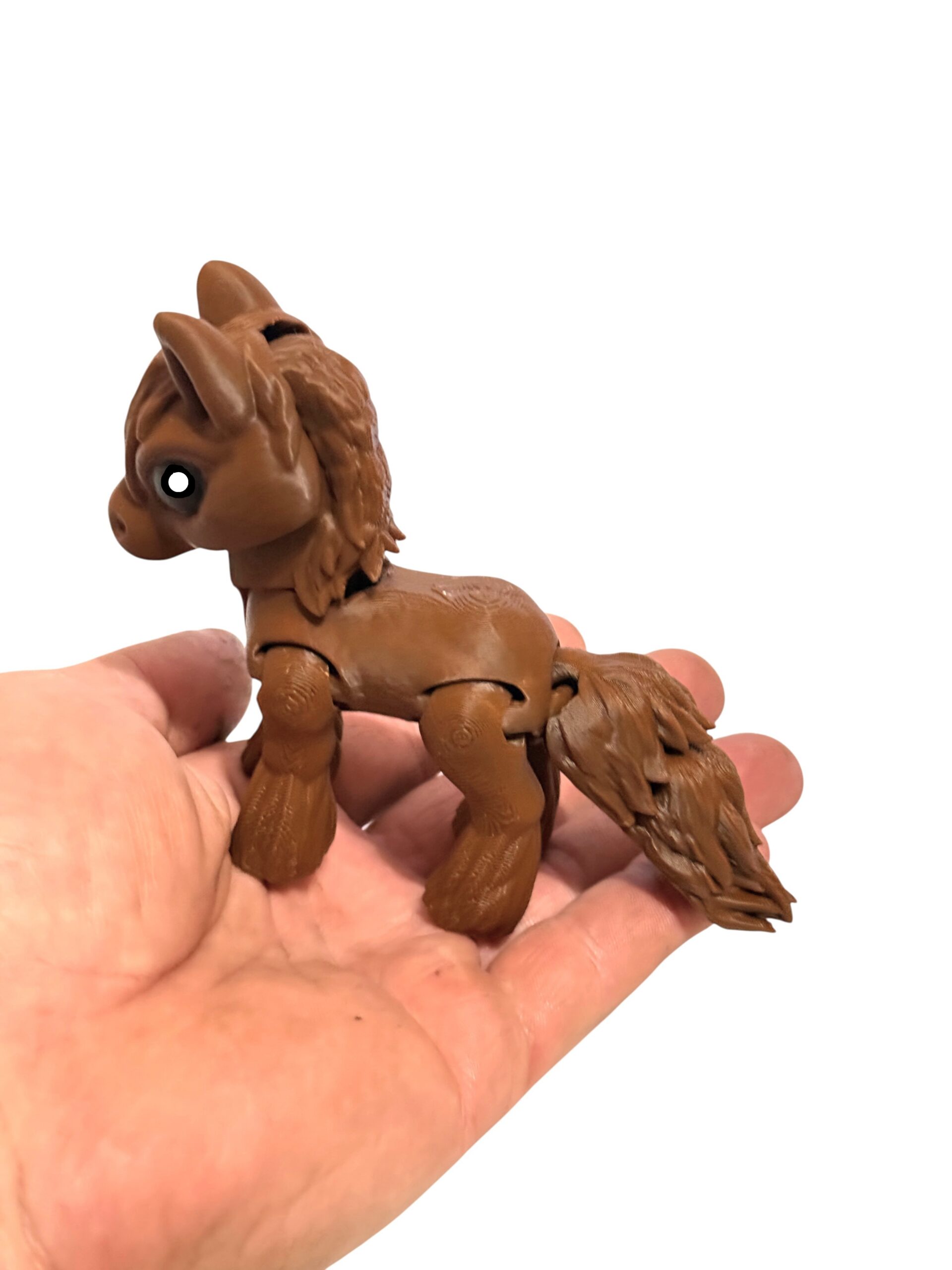 Konik 3D – unikalna ruchoma figurka, prezent, ręcznie malowane - obrazek 3