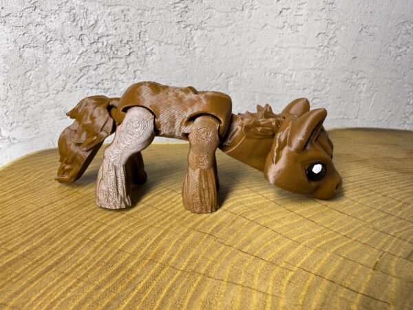 Konik 3D – unikalna ruchoma figurka, prezent, ręcznie malowane - obrazek 11