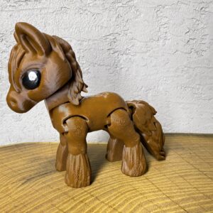 Konik 3D – unikalna ruchoma figurka, prezent, ręcznie malowane