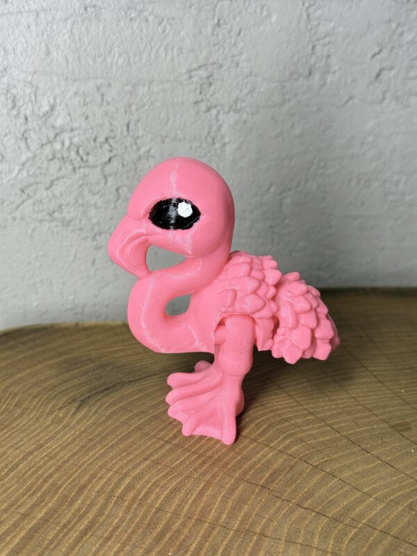 Flaming 3D – unikalna ruchoma figurka, prezent, ręczne malowanie - obrazek 5