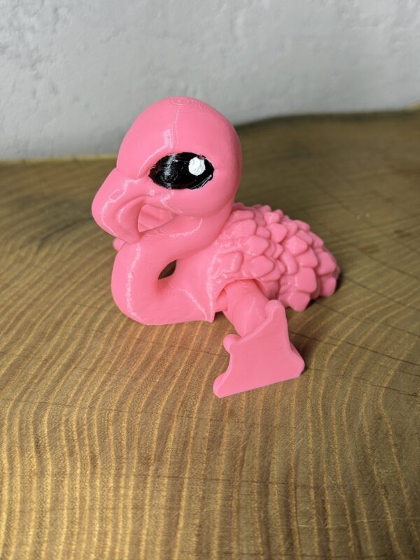 Flaming 3D – unikalna ruchoma figurka, prezent, ręczne malowanie - obrazek 8