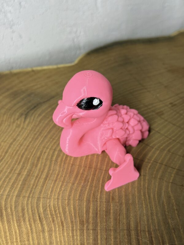 Flaming 3D – unikalna ruchoma figurka, prezent, ręczne malowanie - obrazek 9