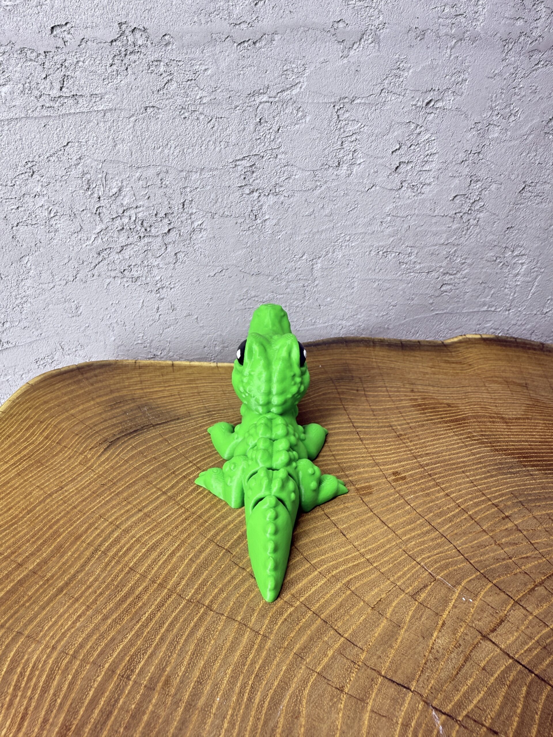 Krokodyl 3D – unikalna ruchoma figurka, prezent, ręczne malowanie - obrazek 8