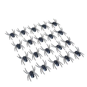 Małe Realistyczne Pająki 20 szt– Dekoracja Halloween, Zabawki, Prank