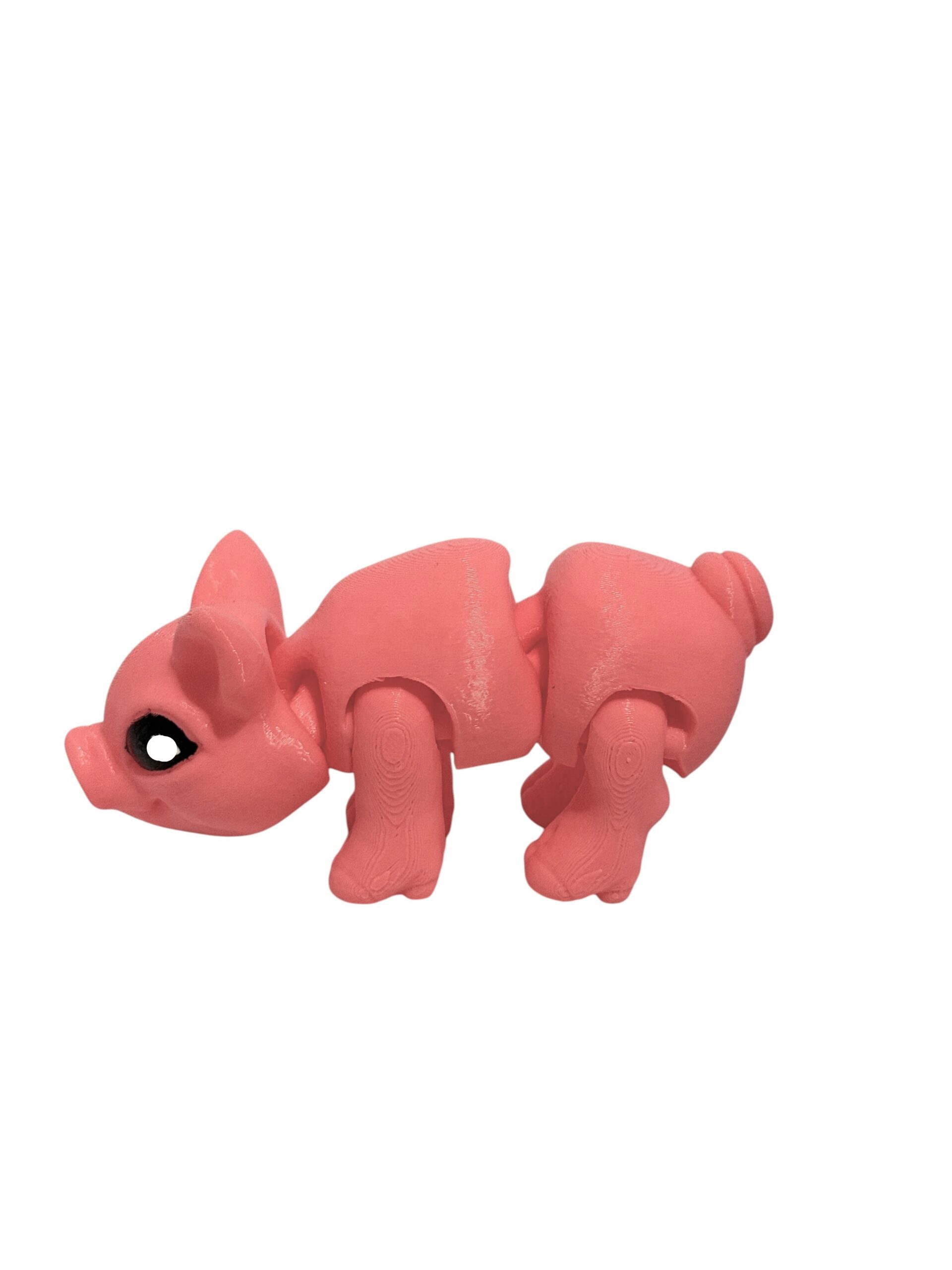 Świnka 3D – unikalna ruchoma figurka, prezent, ręczne malowanie - obrazek 19