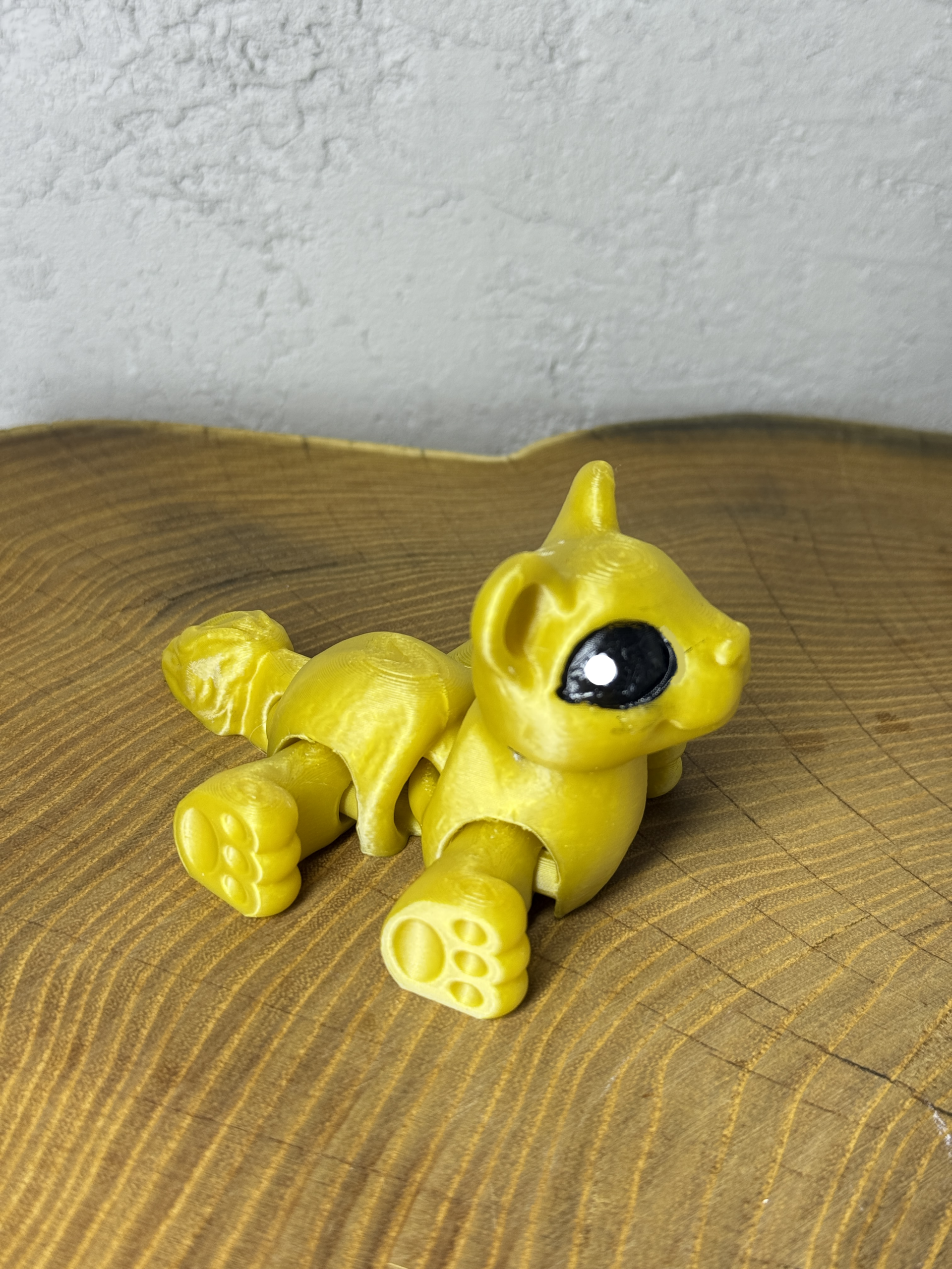 Lwica 3D – unikalna ruchoma figurka, prezent, ręczne malowanie - obrazek 14