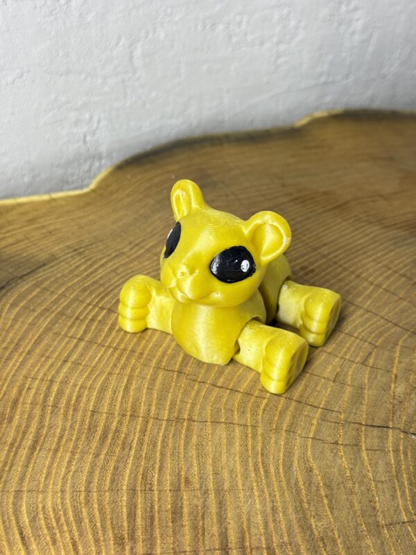 Lwica 3D – unikalna ruchoma figurka, prezent, ręczne malowanie - obrazek 5