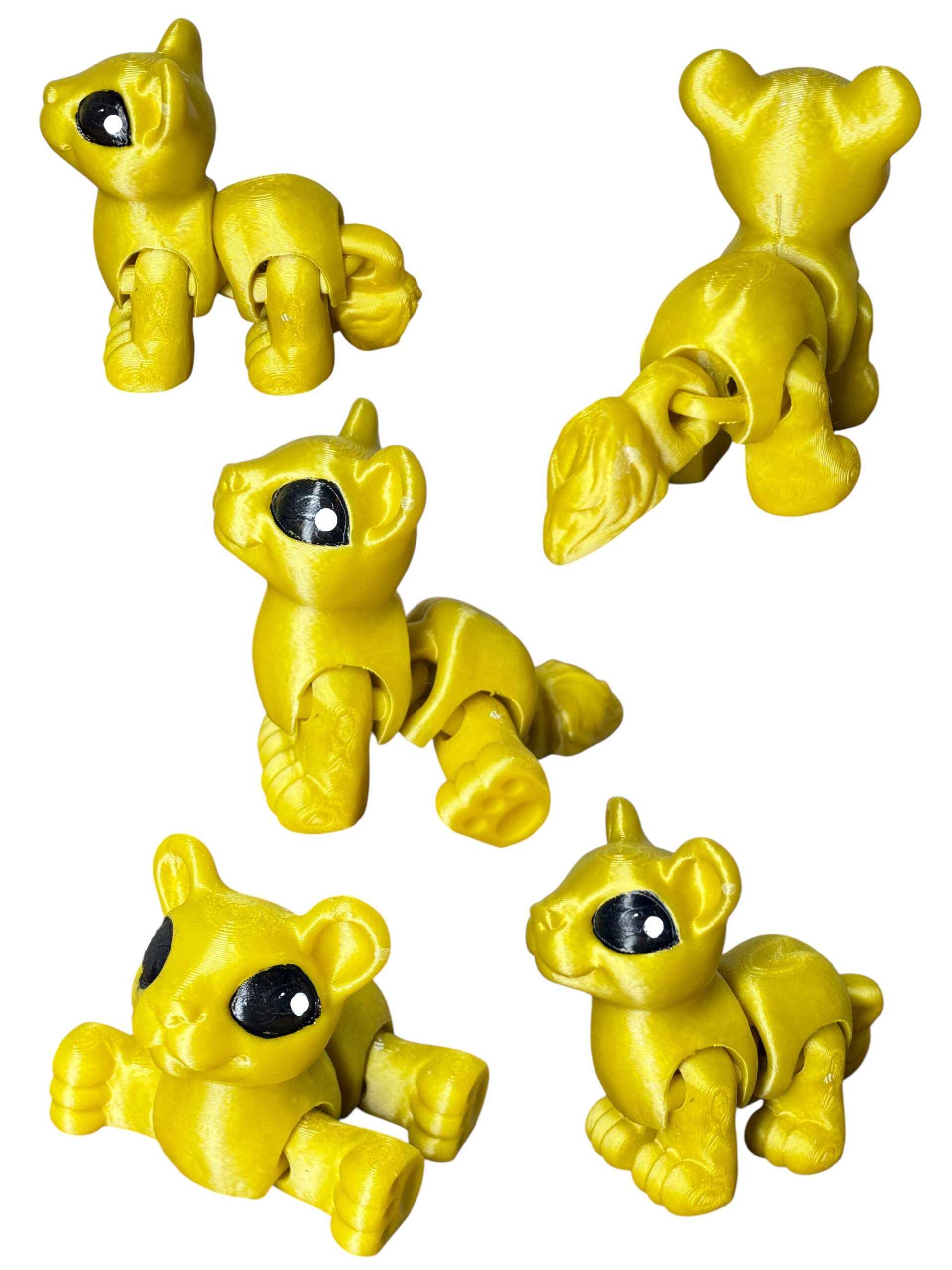 Lwica 3D – unikalna ruchoma figurka, prezent, ręczne malowanie - obrazek 11