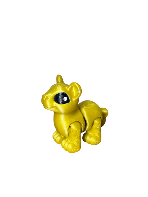 Lwica 3D – unikalna ruchoma figurka, prezent, ręczne malowanie - obrazek 6