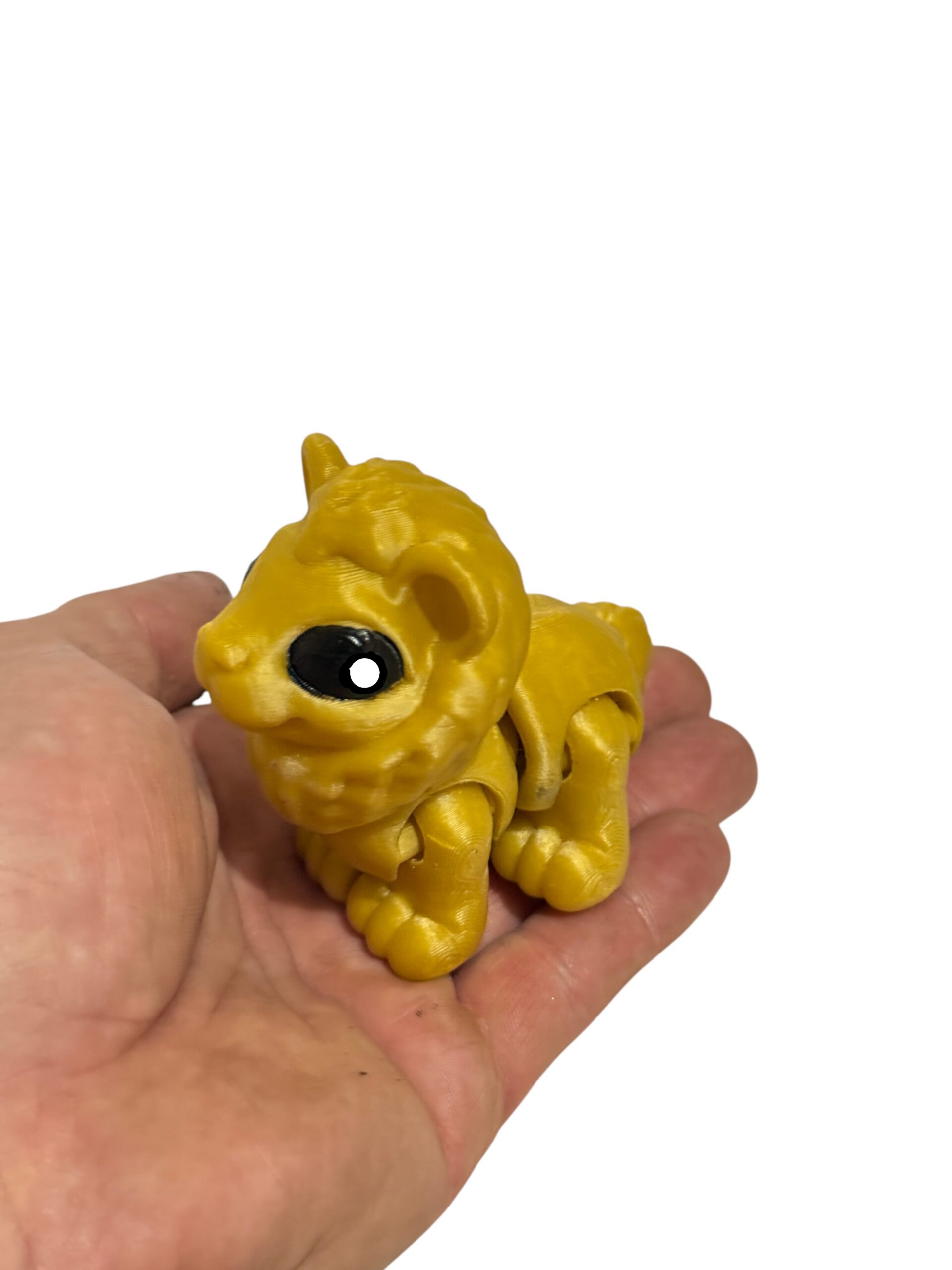 Lew 3D – unikalna ruchoma figurka, prezent, ręczne malowanie - obrazek 2