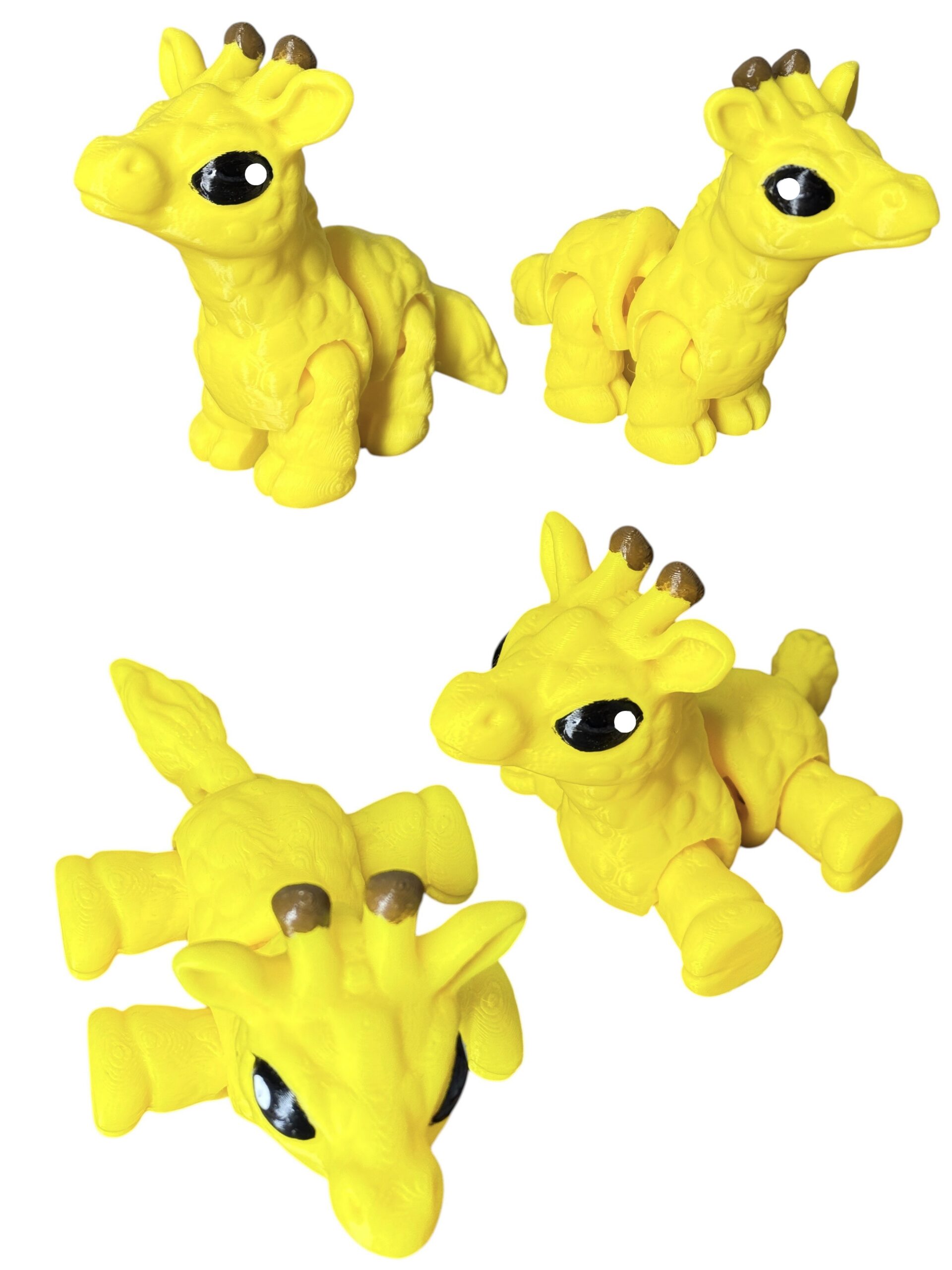 Żyrafa 3D – unikalna ruchoma figurka, prezent, ręczne malowanie - obrazek 9