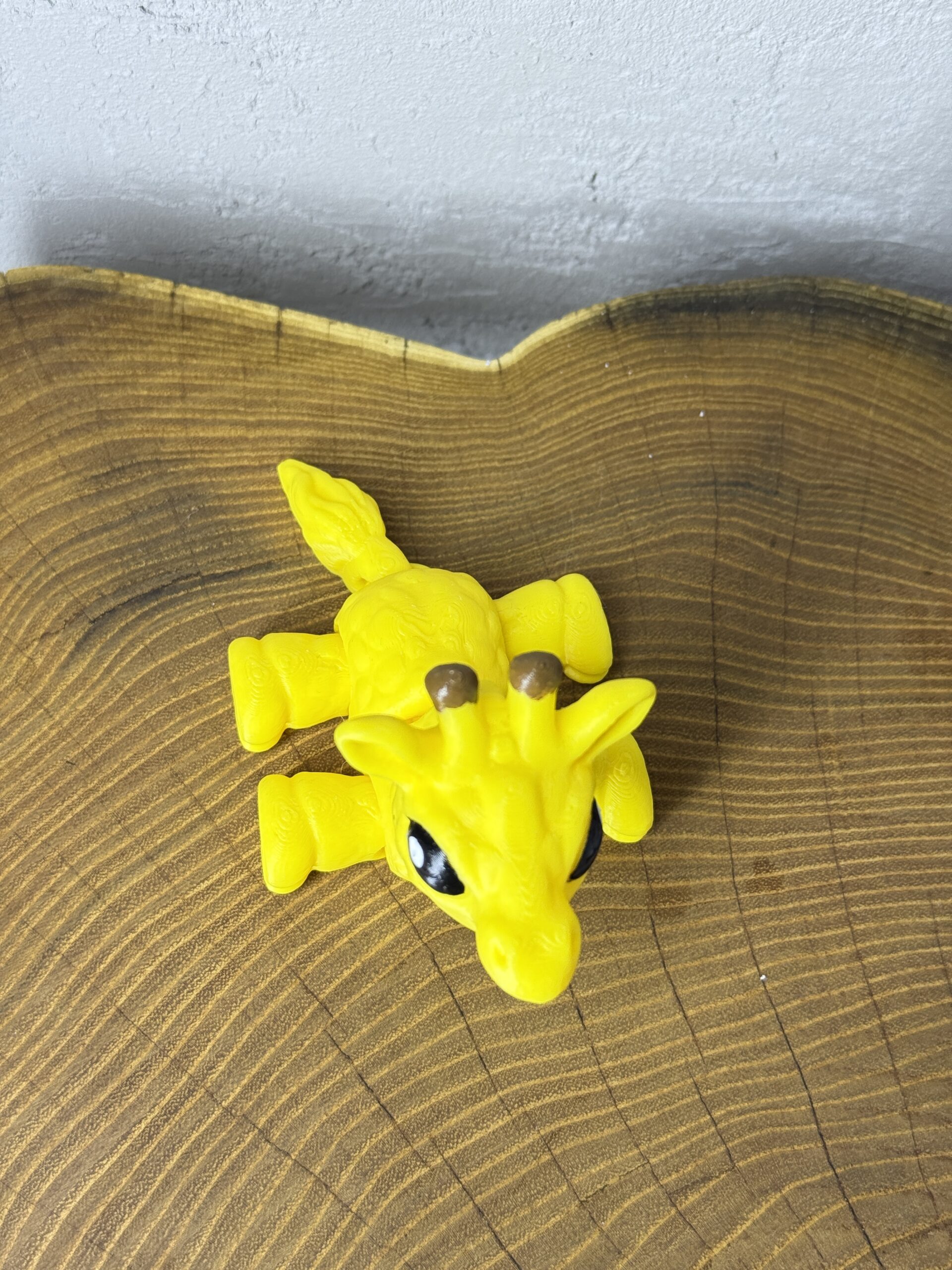 Żyrafa 3D – unikalna ruchoma figurka, prezent, ręczne malowanie - obrazek 4