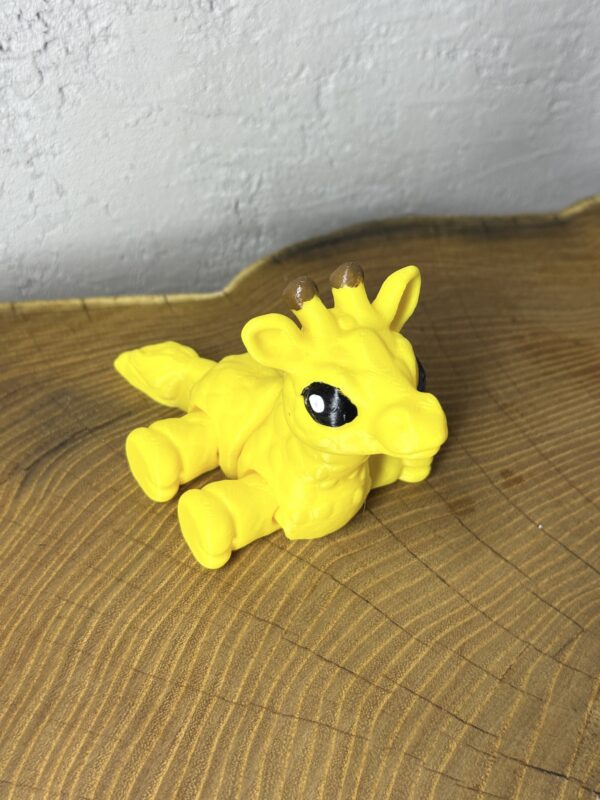 Żyrafa 3D – unikalna ruchoma figurka, prezent, ręczne malowanie - obrazek 11