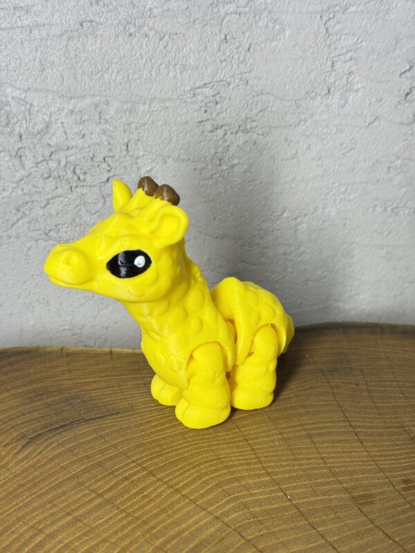 Żyrafa 3D – unikalna ruchoma figurka, prezent, ręczne malowanie - obrazek 13