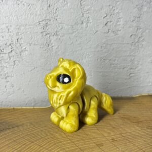 Lew 3D – unikalna ruchoma figurka, prezent, ręczne malowanie